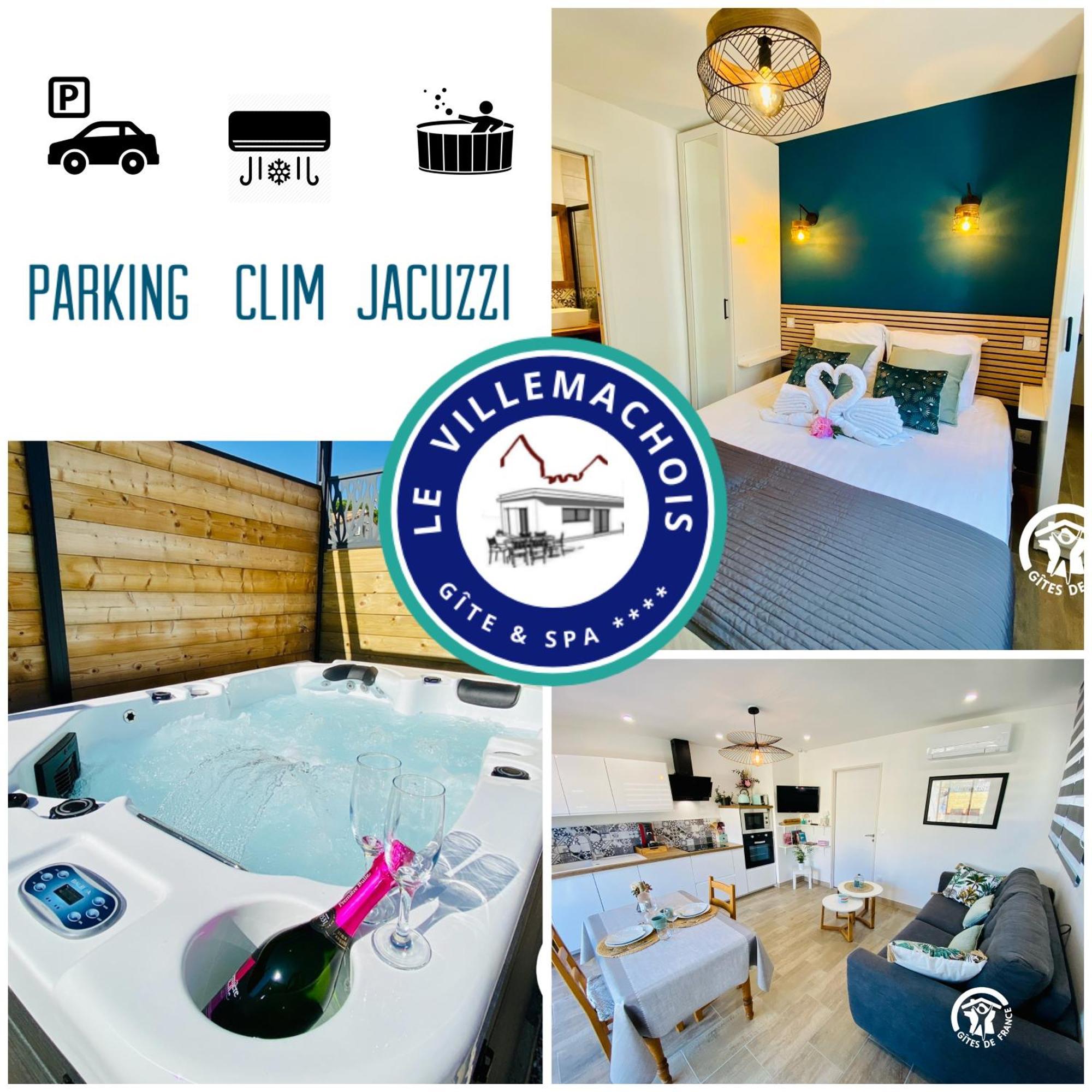 Gite & Spa Le Villemachois - 4 Etoiles - Jacuzzi Couvert - Calme Et Independant - Clim - Parking - 5 Min Carcassonne Villemoustaussou Екстер'єр фото