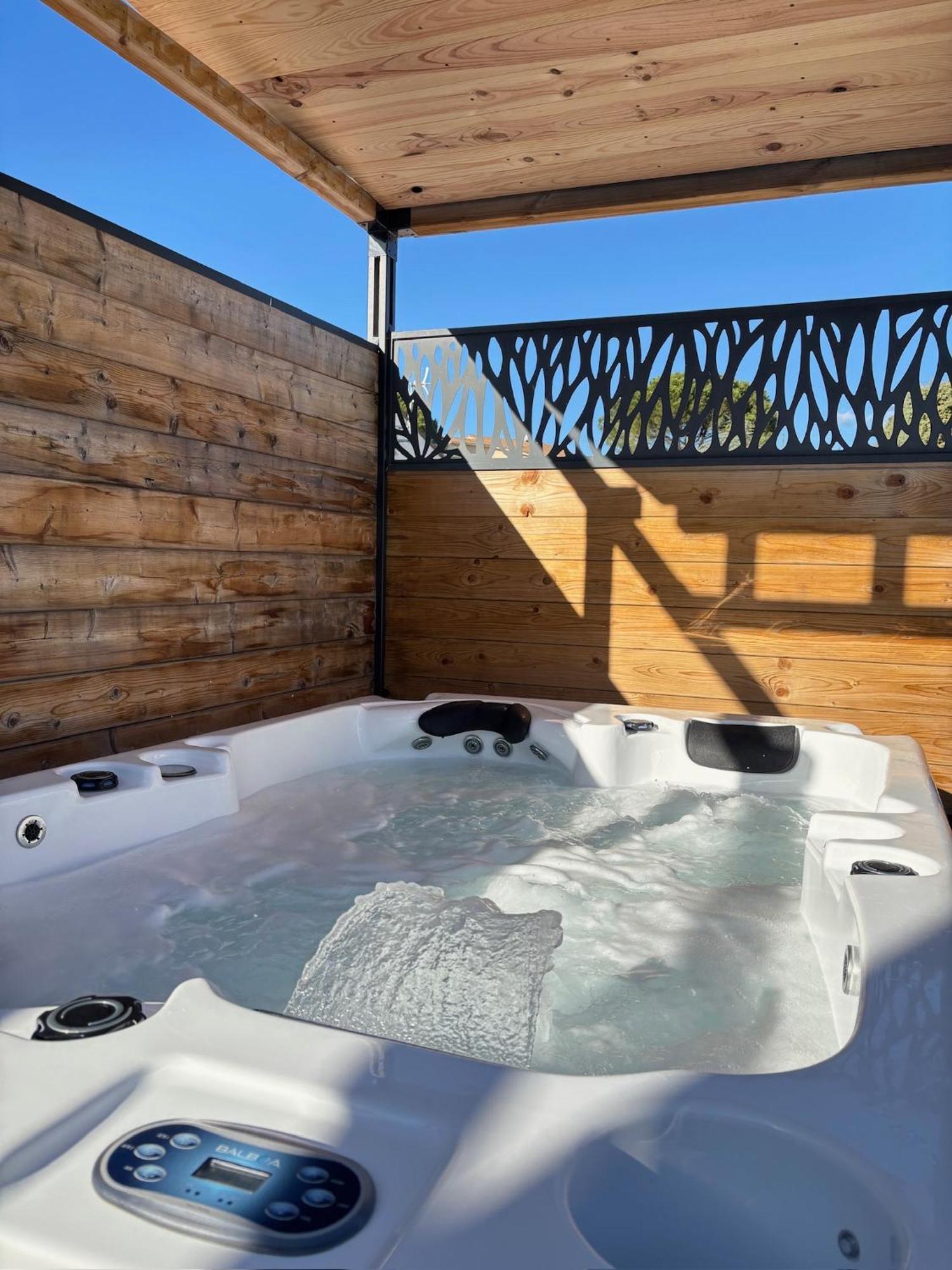 Gite & Spa Le Villemachois - 4 Etoiles - Jacuzzi Couvert - Calme Et Independant - Clim - Parking - 5 Min Carcassonne Villemoustaussou Екстер'єр фото